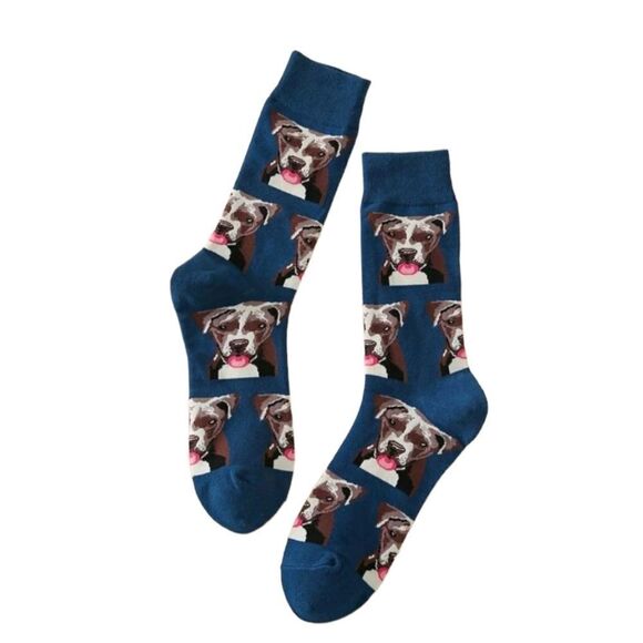 Dog Pattern Novelty Socks - Picture 2 of 5